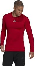 Zdjęcie adidas Koszulka Termoaktywna Techfit Climawarm Ls H23126 Czerwony - Szadek
