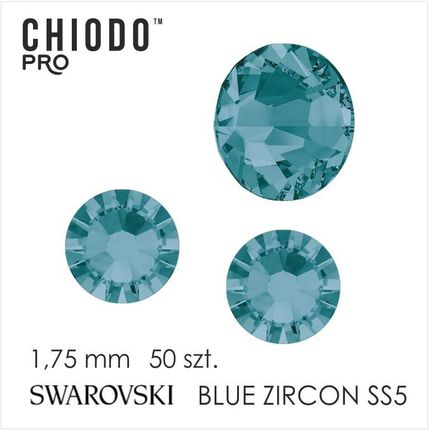 Chiodopro Chiodo Pro Cyrkonie Swarovski 30 Ss 5 Blue Zircon
