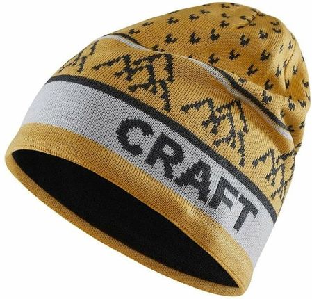 Craft Czapka Unisex Core Backcountry Knit Żółta