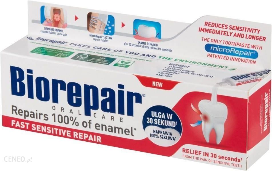 Biorepair Oral Care Pasta Do Zębów Wrażliwe Zęby 75 Ml Opinie I Ceny Na Ceneopl 9407
