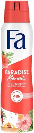 Fa Paradise Moments Dezodorant W Sprayu O Zapachu Kwiatu Hibiskusa 150 ml
