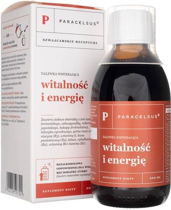 Aura Herbals Paracelsus Witalność i Energia nalewka 200 ml (5902768597301)