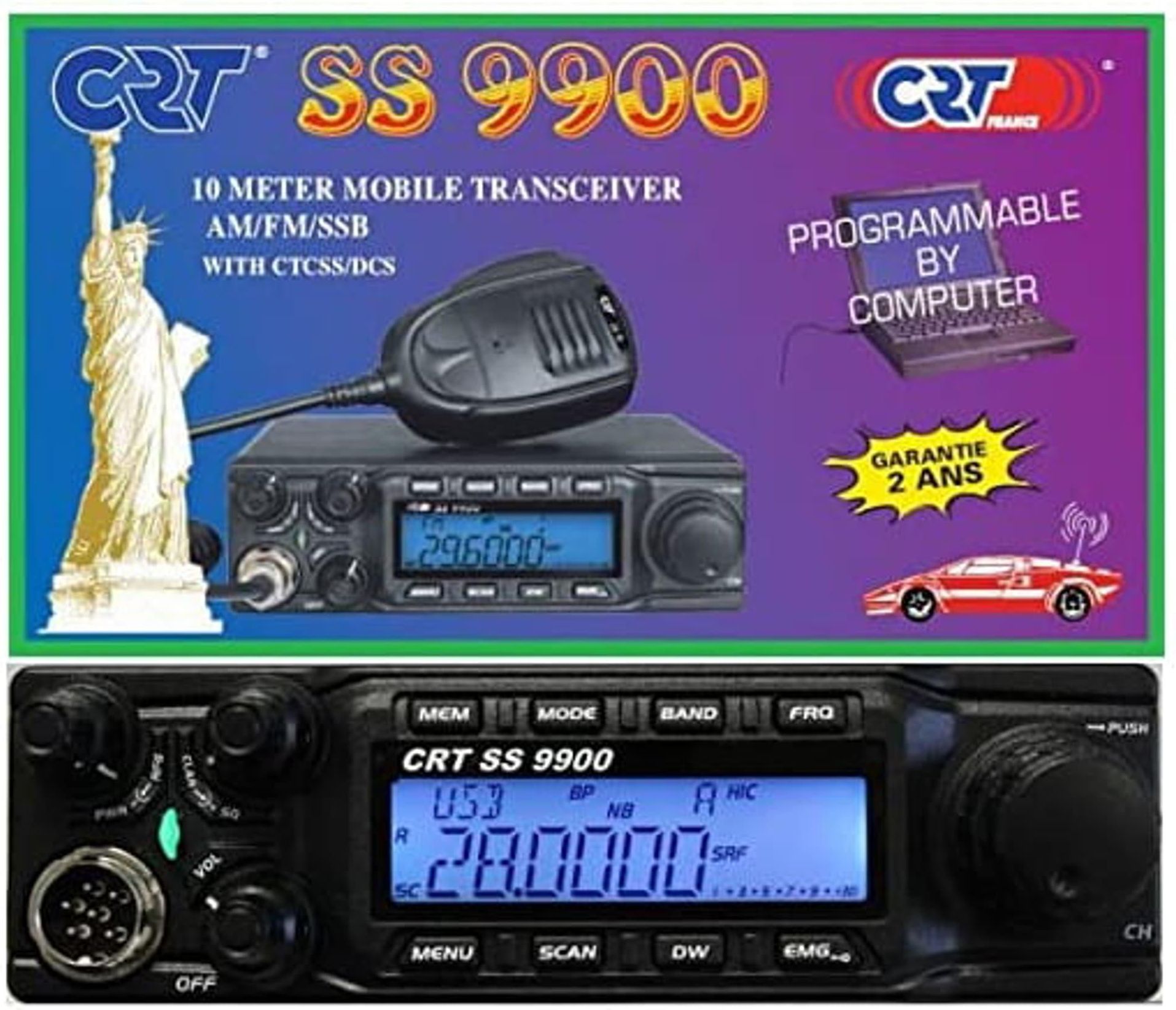 Radio AM/FM/SSB/LSB USB CRT SS9900 - Opinie i ceny na Ceneo.pl