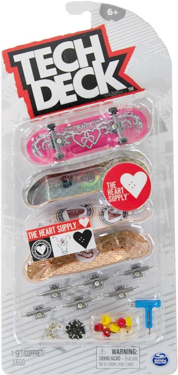 Spin Master Tech Deck Zestaw 4 Deskorolki Fingerboardy The Heart Do Złożenia Akcesoria Ceny 6495