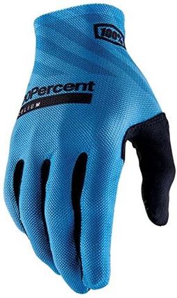 100% Guantes Rękawice Rowerowe Celium Niebieski Czarny L