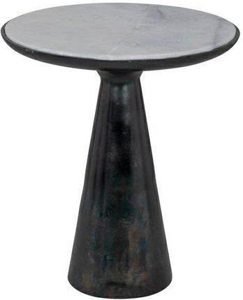 Stolik kawowy z marmurowym blatem czarny /46 cm /  Richmond Interiors