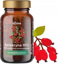 Zdjęcie EkaMedica EFIME Berberyna metabolizm glukozy 60kaps. - Opatówek