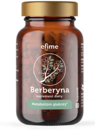 EkaMedica EFIME Berberyna metabolizm glukozy 60kaps. (5902709522003)