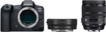 Canon EOS R5 + adapter Canon EOS R Mount EF-EOS R + Sigma 24-70 mm f/2.8 A DG OS HSM