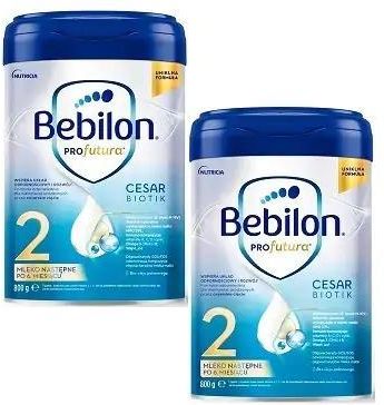 Bebilon Profutura Cesarbiotic 2 mleko następne po 6. miesiącu 2x800 g
