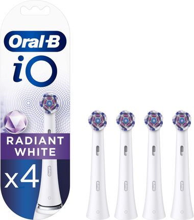 Oral-B iO Radiant White Końcówki do szczoteczek 4 szt.