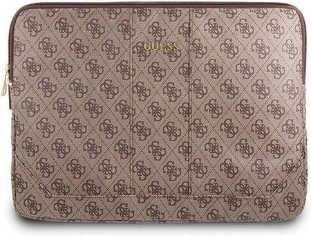 Guess Sleeve GUCS134GB 13" brązowy /brown 4G UPTOWN