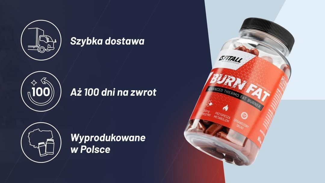 Fitall Spalacz Tłuszczu Burn Fat 90Kaps