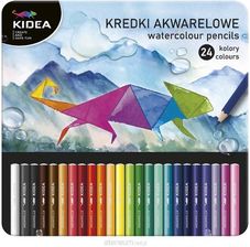 Zdjęcie Derform Kredki Akwarelowe W Pudełku 24 Kolory - Mielec