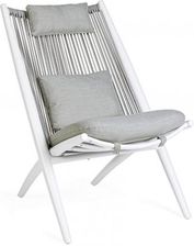 Zdjęcie Oryginalny Biały Fotel Ogrodowy Aloha - Łagów