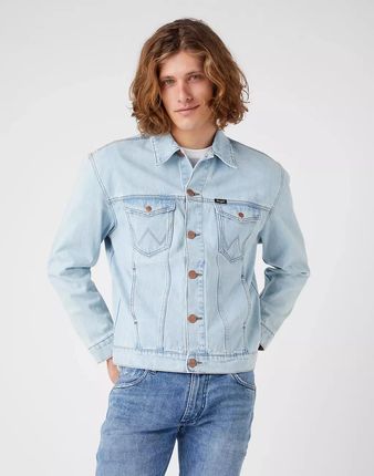 WRANGLER ANTI FIT JACKET MĘSKA KURTKA JEANSOWA ICY BRUSH BACK W4597915A