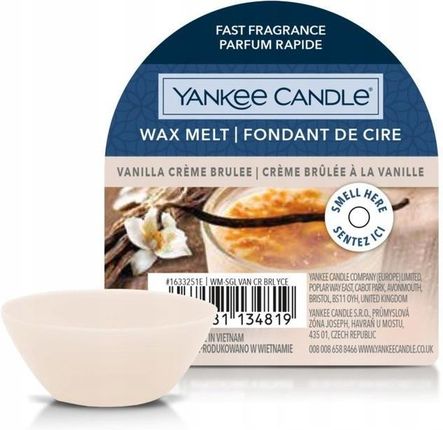 Yankee Candle VANILLA CREME BRULEE wosk zapachowy 22 g