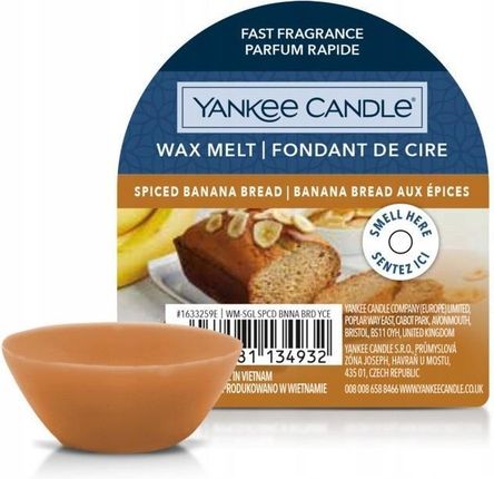 Yankee Candle SPICED BANANA BREAD wosk zapachowy 22 g