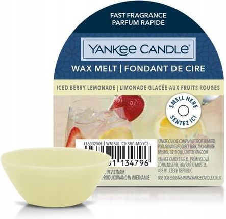 Yankee Candle ICED BERRY LEMONADE wosk zapachowy 22 g