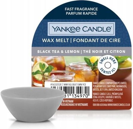 Yankee Candle BLACK TEA & LEMON wosk zapachowy 22 g