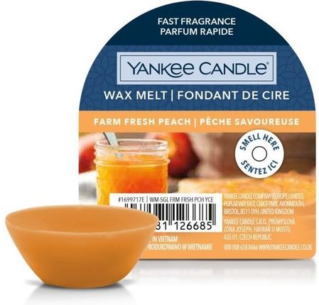 Yankee Candle FARM FRESH PEACH wosk zapachowy 22 g
