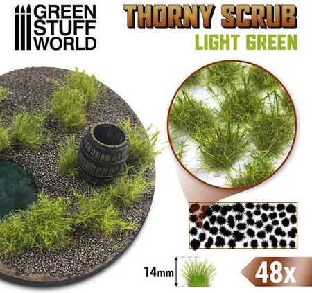Green Stuff World Thorny Scrubs - Light Green