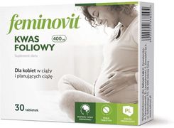 Zdjęcie FEMINOVIT Kwas foliowy 30tabl. (5902020378204) - Nowa Dęba