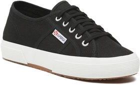 SUPERGA 2750 New Plus - Sneaker Unisex In Tela Di Cotone Bianco - Suola Alta 4 Cm - Comode E Iconiche