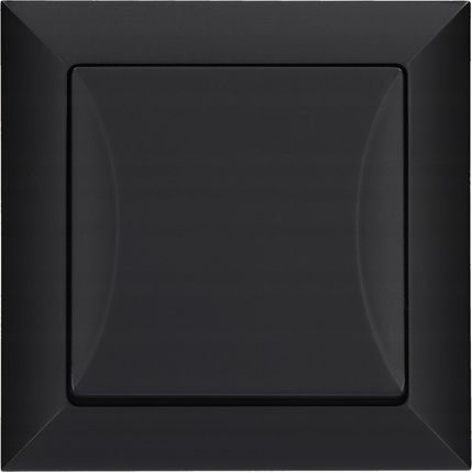 Wyłącznik schodowy podświetlany OPAL czarny mat