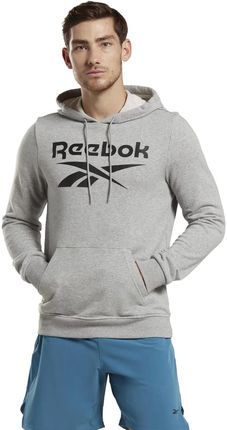 Męska Bluza Reebok RI FT Big Logo Oth Hood Hz8786 – Szary