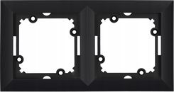 Zdjęcie Ramka podwójna OPAL czarny mat - Strzegom