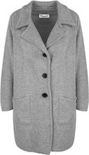 Dzianinowy płaszcz przejściowy kardigan sweter - zdjęcie 1