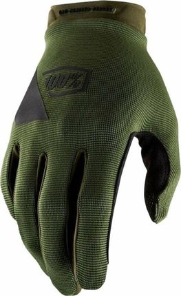1 100% Ridecamp Gloves Army Green Black