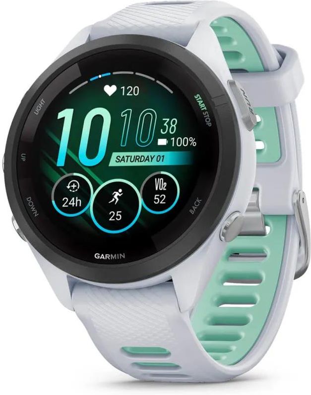 【kei】 Garmin Forerunner 265S ホワイト/ミント Forerunner 265S | スマートウォッチ | Garmin 日本