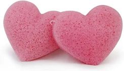 Zdjęcie Bebevisa Gąbka Konjac Do Twarzy Serce Róża Aż 6,7 8,5 Cm - Miasteczko Śląskie