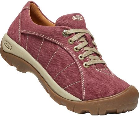 Keen Presidio Canvas Women Red Plaza Taupe