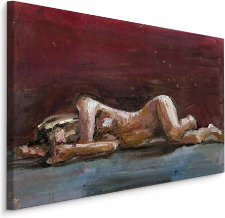 Muralo Obraz Canvas Malowana Kobieta Abstrakcja 120X80