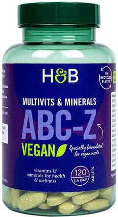 Holland & Barrett High Strength Multivits Minerals Abc-Z Vegan 120tabl.