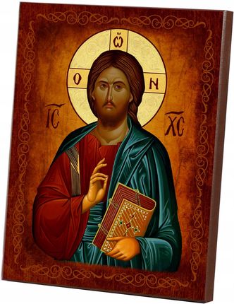 Maximus Ikona Obraz Jezus Chrystus Pantokrator 15X19Cm