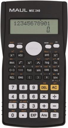 Maul Kalkulator Naukowy Msc 240 12 Pozycyjny 2 Linie Wyświetlania Czarny
