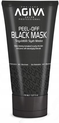 Agiva Czarna Maska Do Twarzy Mask Peel-Off Black 150 ml