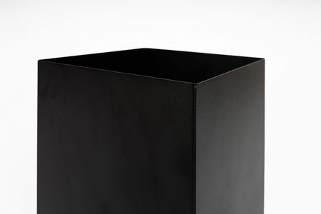 Osłonka Kwietnik Metalowy Doniczka Loft Czarna - zdjęcie 4