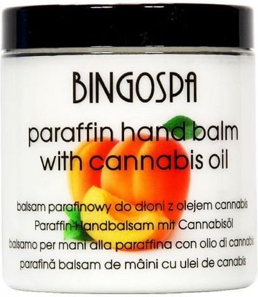 BINGOSPA Balsam parafinowy do dłoni z morelą