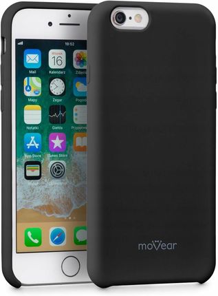 Movear Czarny Silikon Etui Case Iphone 6 6S Plus