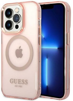 Guess Etui Gold Magsafe Do Iphone 14 Pro Max