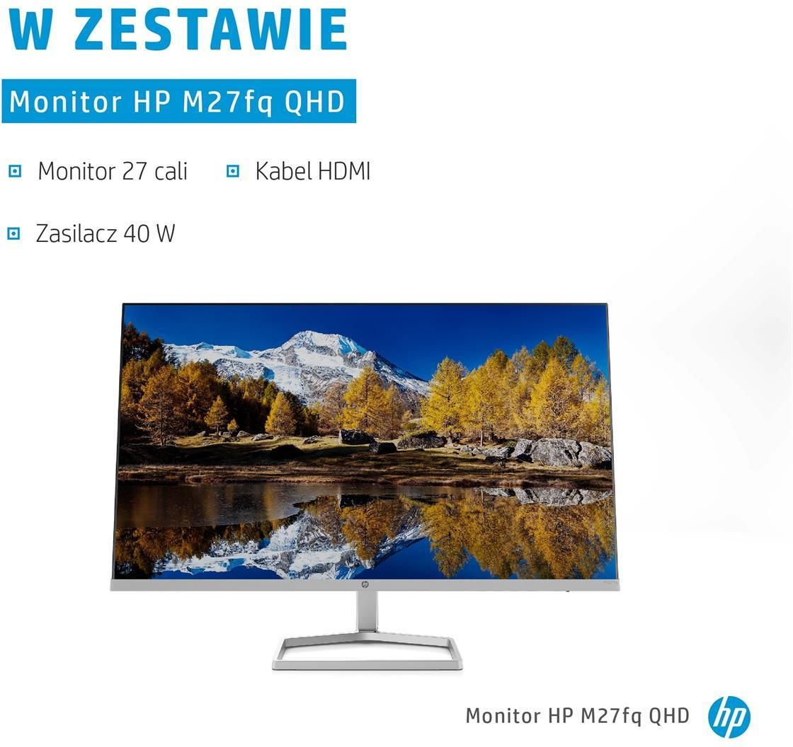 HP M27fq 27インチ QHD モニター Monitor HP 27 M27fq (2H4B5AA) - Opinie i ceny na Ceneo.pl