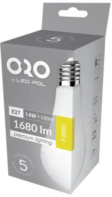 Żarówka LED ORO-PREMIUM-E27-A65-14W-XP-CW ORO04125