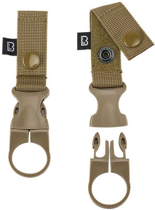 Brandit Belt and Molle Loop Bottle Holder 2 pcs. - Black