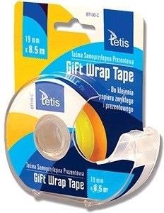Tetis Taśma Z Podajnikiem 19X8 5M Prezentowa Bt100 C Gift Wrap Tape