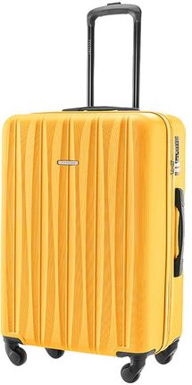 Średnia walizka PUCCINI BALI ABS021B 6 Żółta